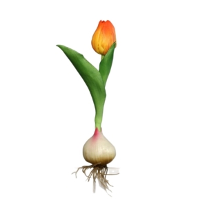 sztuczny tulipan pomarańczowy naturalny w dotyku