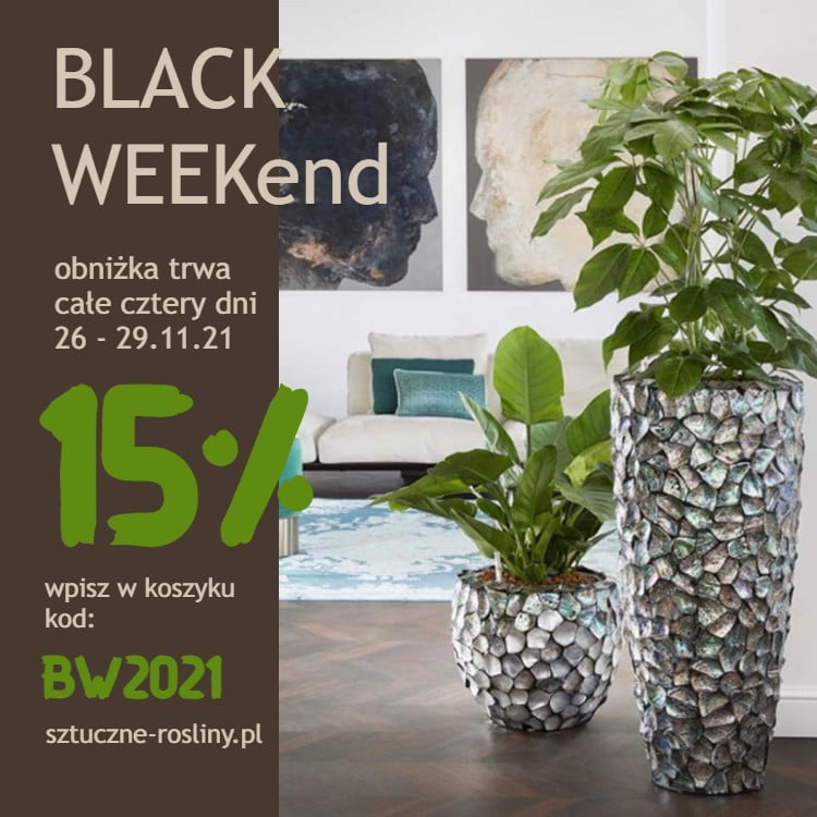 black weekend 2021 artificial plants