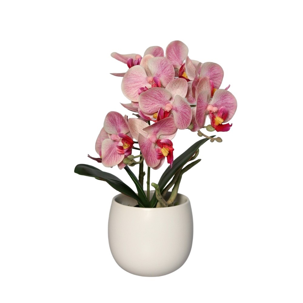 sztuczna orchidea w doniczce 22 cm