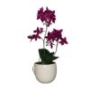 sztuczna orchidea w doniczce fioletowa 36 cm