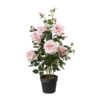 Sztuczna Róża Krzew Różowa 90 cm
